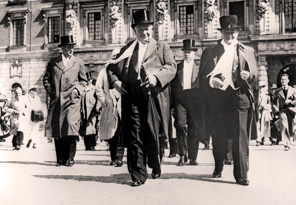 per albin hansson regering tage erlander